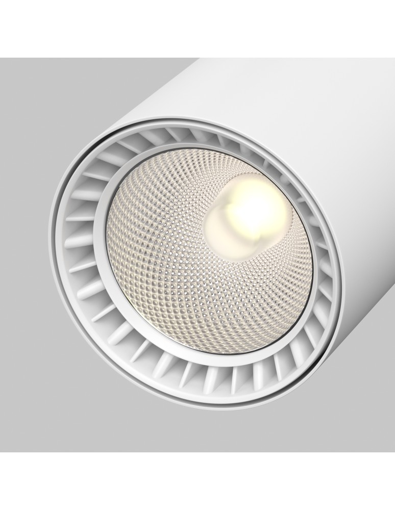 Lamps for 3-phase busbars - Maytoni Vuoro TRINITY LED 20W 1500lm 3000K White TR029-3-20W3K-S-W Triple Circuit Rail Spotlight. - product kolory-swiatla.pl 2