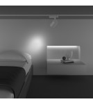 Lamps for 3-phase busbars - Maytoni Vuoro TRINITY LED 20W 1500lm 3000K White TR029-3-20W3K-S-W Triple Circuit Rail Spotlight. - product 6