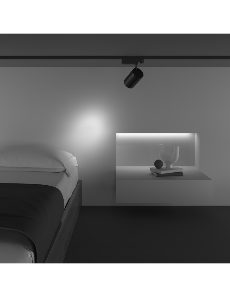 Lamps for 3-phase busbars - Maytoni Vuoro TRINITY LED 20W 1600lm 4000K Black TR029-3-20W4K-S-B Triple Circuit Rail Spotlight. - product kolory-swiatla.pl 6