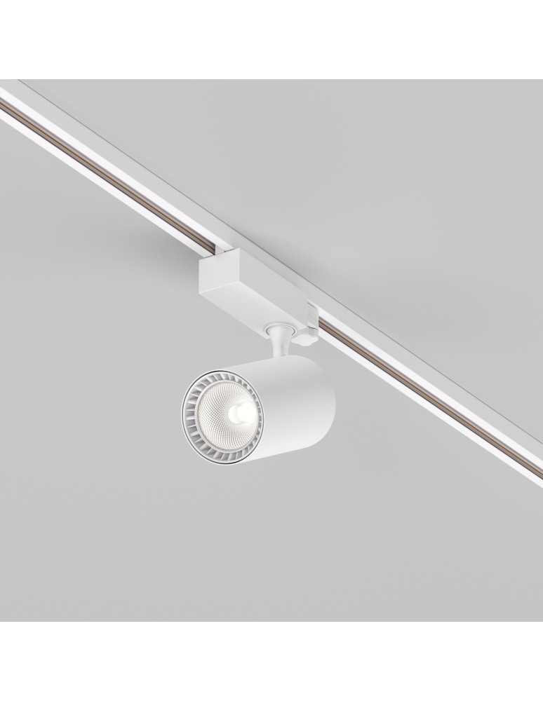 Lamps for 3-phase busbars - Maytoni Vuoro TRINITY LED 20W 1600lm 4000K White TR029-3-20W4K-S-W Triple Circuit Rail Spotlight. - product kolory-swiatla.pl 4