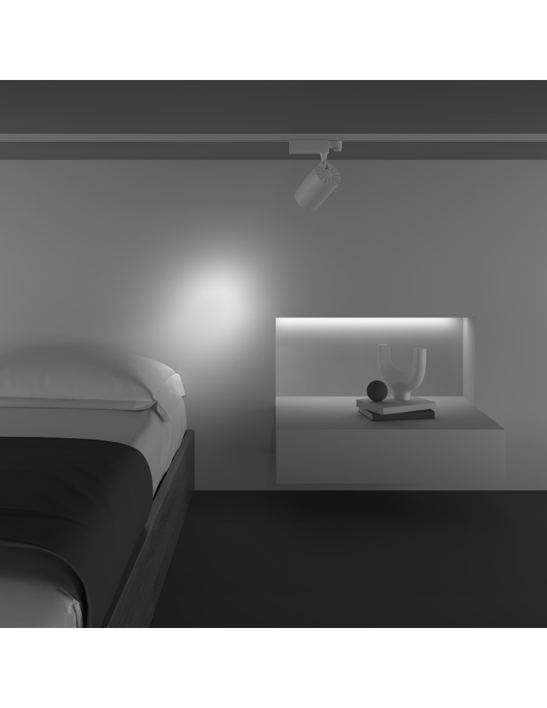 Lamps for 3-phase busbars - Maytoni Vuoro TRINITY LED 20W 1600lm 4000K White TR029-3-20W4K-S-W Triple Circuit Rail Spotlight. - product kolory-swiatla.pl 6