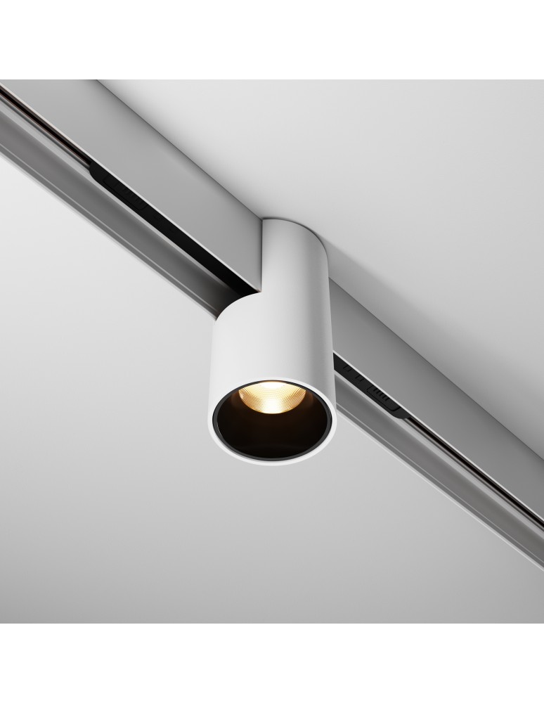 Magnetic rail lamps - Maytoni Alfa EXILITY LED 7W 340lm 3000K White TR122-2-7W3K-W Magnetic Rail Lamp. - product kolory-swiatla.pl 4