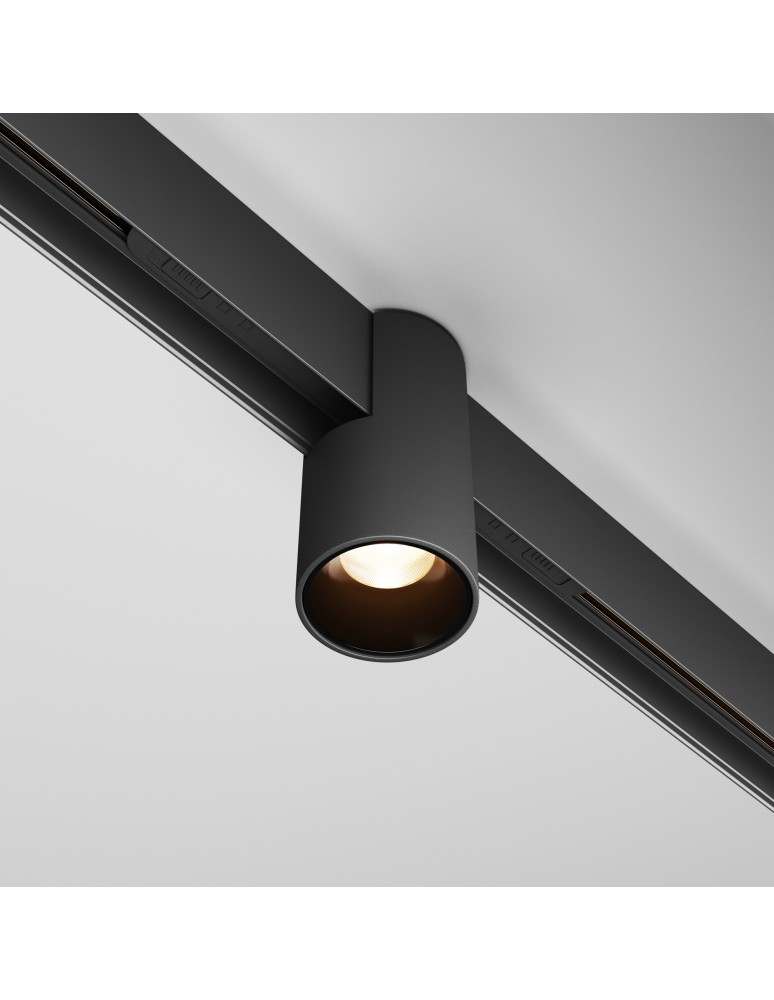 Magnetic rail lamps - Maytoni Alfa EXILITY LED 7W 370lm 3000K Black TR122-2-7W3K-B Magnetic Rail Lamp. - product kolory-swiatla.pl 4
