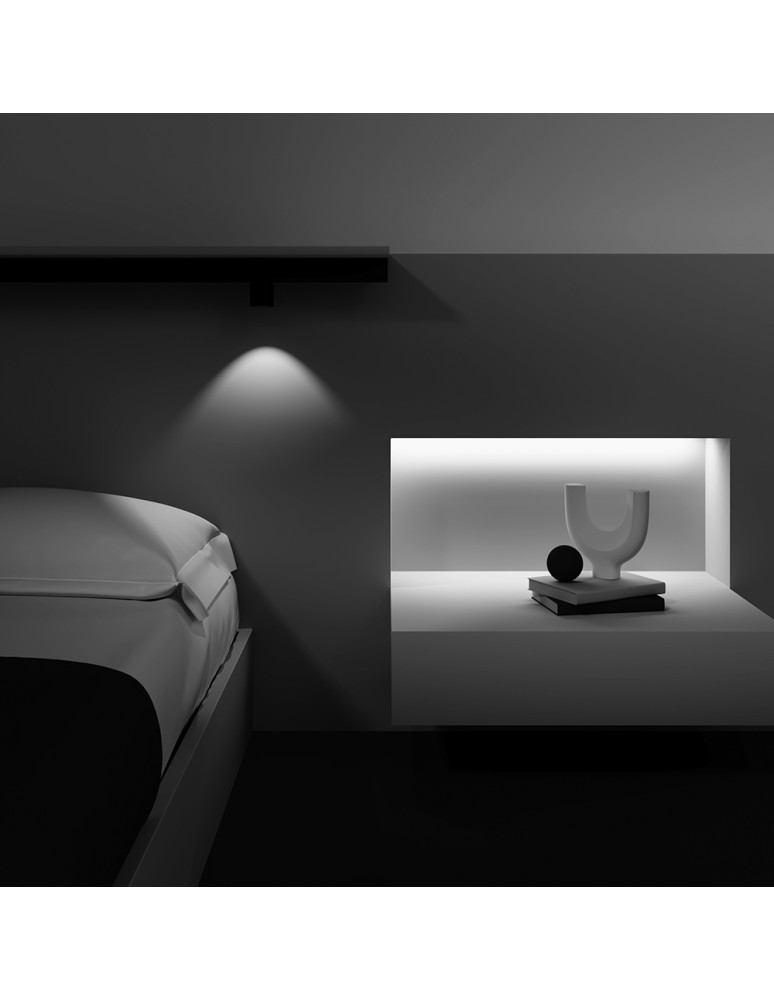 Magnetic rail lamps - Maytoni Alfa EXILITY LED 7W 370lm 3000K Black TR122-2-7W3K-B Magnetic Rail Lamp. - product kolory-swiatla.pl 7