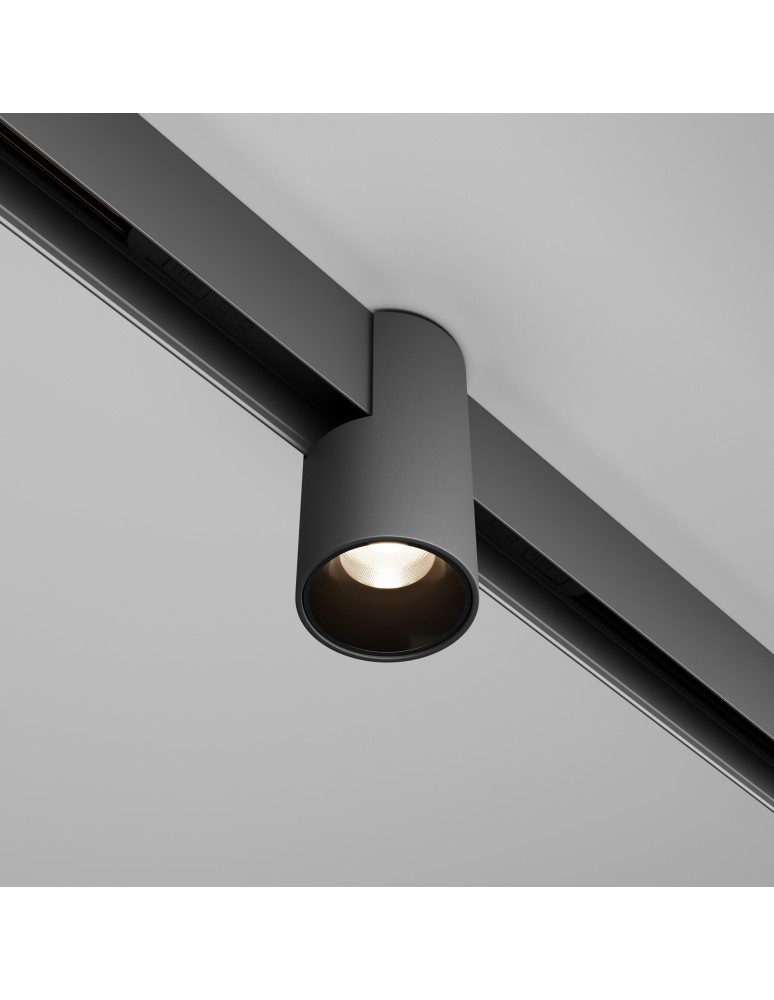 Magnetic rail lamps - Maytoni Alfa EXILITY LED 7W 410lm Black TR122-4-7W-DS-B Magnetic Rail Lamp. - product kolory-swiatla.pl 4