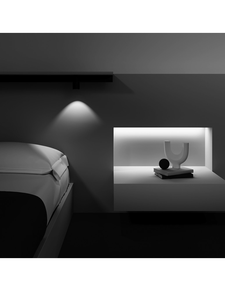 Magnetic rail lamps - Maytoni Alfa EXILITY LED 7W 410lm Black TR122-4-7W-DS-B Magnetic Rail Lamp. - product kolory-swiatla.pl 7