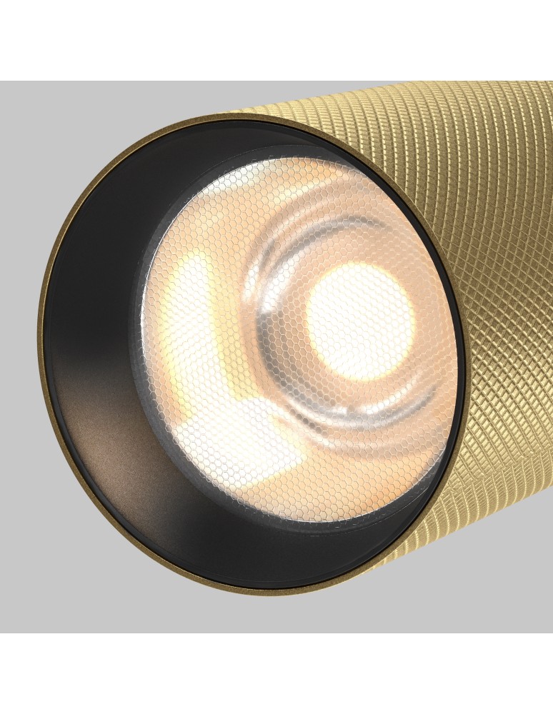 Magnetic rail lamps - Maytoni Artisan EXILITY LED Magnetic Rail Lamp 12W 950lm 3000K Black, Gold Matte TR097-2-12W3K-M-BMG - product kolory-swiatla.pl 2