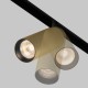 Maytoni Artisan Lampa do Szyny Magnetycznej EXILITY LED 12W 950lm 3000K Czarny, Złoty Mat TR097-2-12W3K-M-BMG