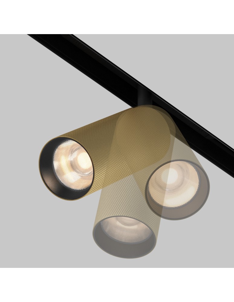 Magnetic rail lamps - Maytoni Artisan EXILITY LED Magnetic Rail Lamp 12W 950lm 3000K Black, Gold Matte TR097-2-12W3K-M-BMG - product kolory-swiatla.pl 6