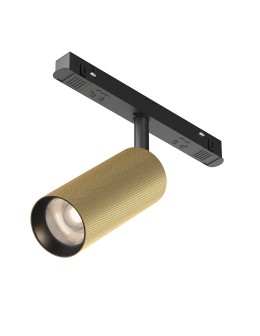 Maytoni Artisan EXILITY LED Magnetic Rail Lamp 12W 1050lm 4000K Black, Gold Matte TR097-2-12W4K-M-BMG