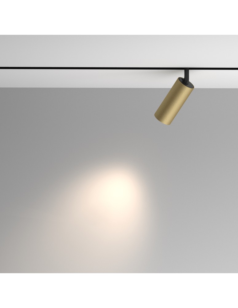 Magnetic rail lamps - Maytoni Artisan EXILITY LED Magnetic Rail Lamp 12W 1050lm 4000K Black, Gold Matte TR097-2-12W4K-M-BMG - product kolory-swiatla.pl 3