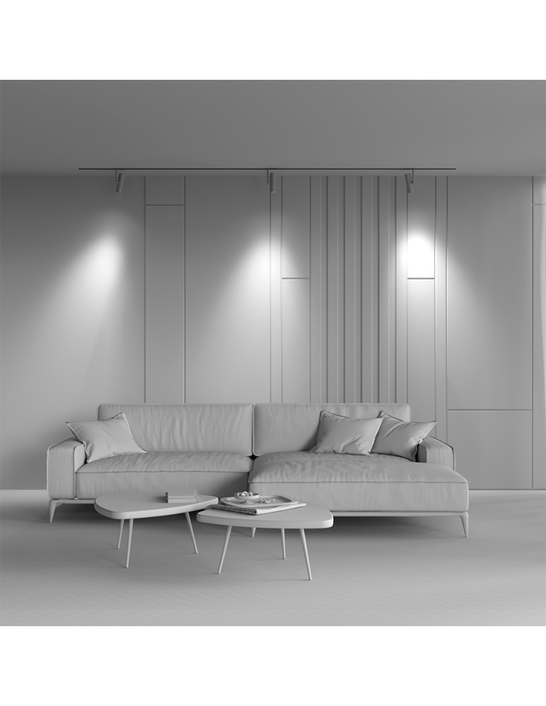 Magnetic rail lamps - Maytoni Elti EXILITY LED Magnetic Rail Lamp 12W 862lm 3000K White, Black TR005-2-12W3K-BW - product kolory-swiatla.pl 8