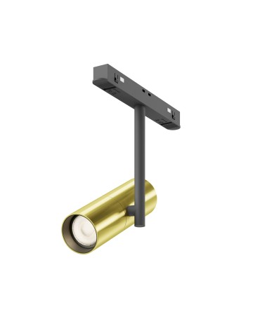 Maytoni Elti EXILITY LED Magnetic Rail Lamp 12W 844lm 3000K Black and brass TR005-2-12W3K-BBS