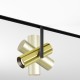 Maytoni Elti Lampa do Szyny Magnetycznej EXILITY LED 12W 844lm 3000K Black and brass TR005-2-12W3K-BBS