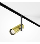 Magnetic rail lamps - Maytoni Elti EXILITY LED Magnetic Rail Lamp 12W 953lm Black and brass TR005-4-12W-DS-BBS - product 4
