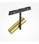 Magnetic rail lamps - Maytoni Elti EXILITY LED Magnetic Rail Lamp 12W 953lm Black and brass TR005-4-12W-DS-BBS - product 5