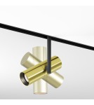 Magnetic rail lamps - Maytoni Elti EXILITY LED Magnetic Rail Lamp 12W 953lm Black and brass TR005-4-12W-DS-BBS - product 6