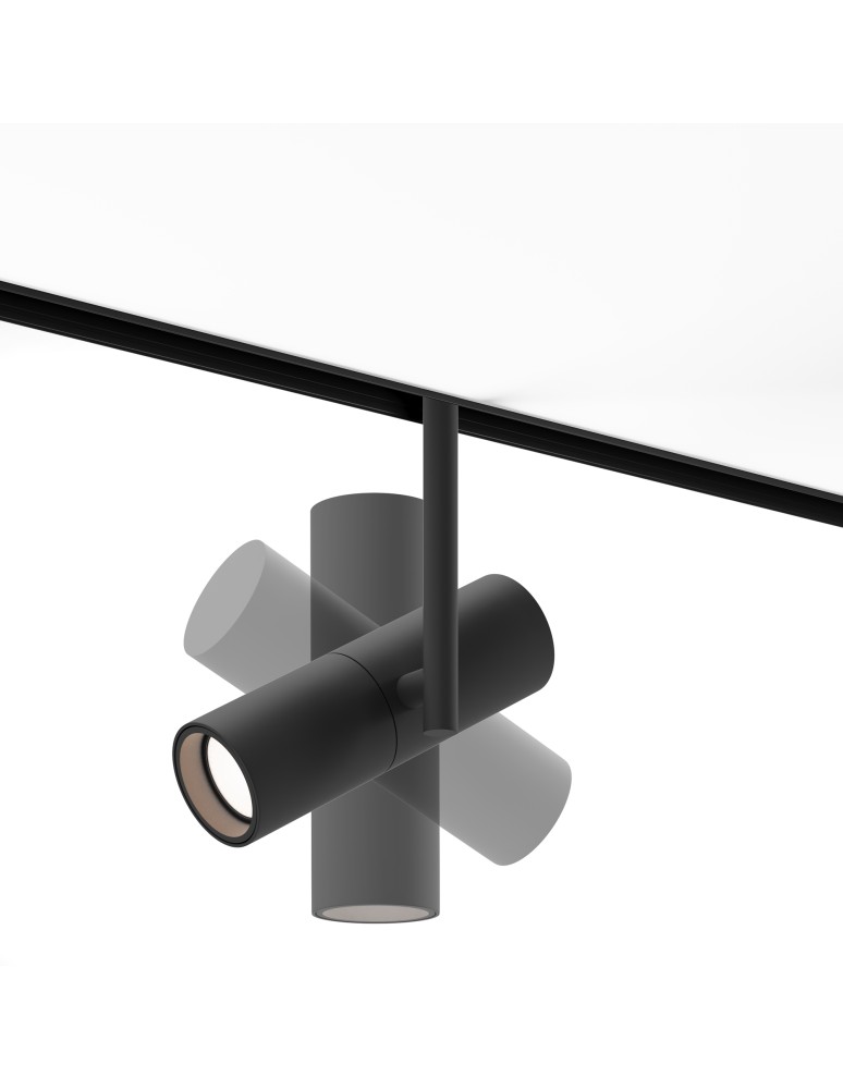 Magnetic rail lamps - Maytoni Elti EXILITY LED 12W 844lm 3000K Black TR005-2-12W3K-B Magnetic Rail Lamp. - product kolory-swiatla.pl 6