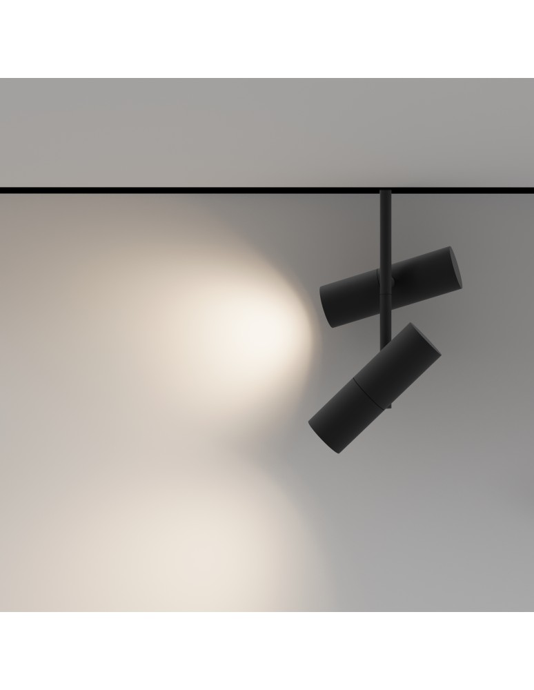 Magnetic rail lamps - Maytoni Elti Duo Magnetic Rail Light EXILITY LED 24W 1463lm 3000K Black TR005-2-2X12W3K-B - product kolory-swiatla.pl 3