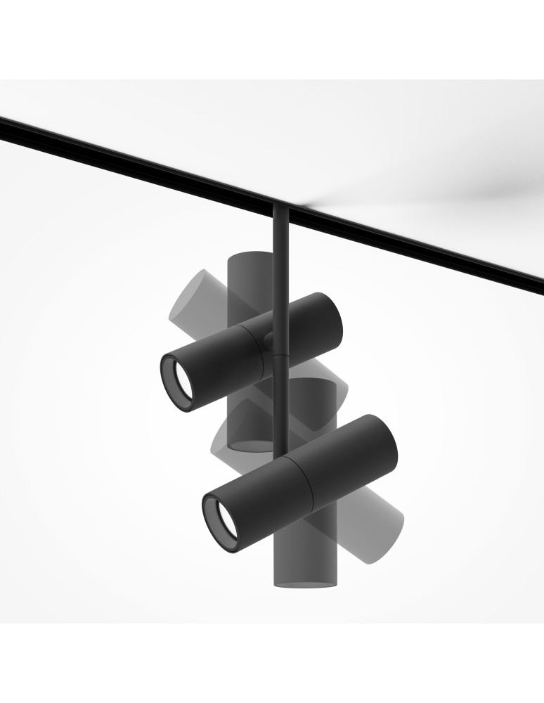 Magnetic rail lamps - Maytoni Elti Duo Magnetic Rail Light EXILITY LED 24W 1463lm 3000K Black TR005-2-2X12W3K-B - product kolory-swiatla.pl 6