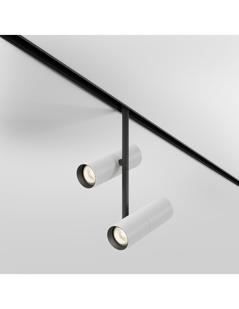 Magnetic rail lamps - Maytoni Elti Duo Magnetic Rail Light EXILITY LED 24W 1563lm 3000K White, Black TR005-2-2X12W3K-BW - product kolory-swiatla.pl 4