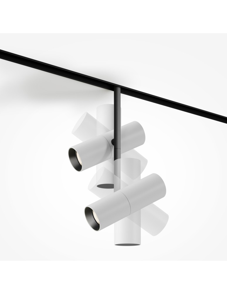 Magnetic rail lamps - Maytoni Elti Duo Magnetic Rail Light EXILITY LED 24W 1563lm 3000K White, Black TR005-2-2X12W3K-BW - product kolory-swiatla.pl 6