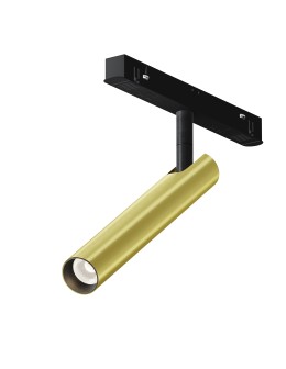 Maytoni Focus T Magnetic Rail Light EXILITY LED 6W 280lm 3000K Black and brass TR141-2-6W3K-M-BS