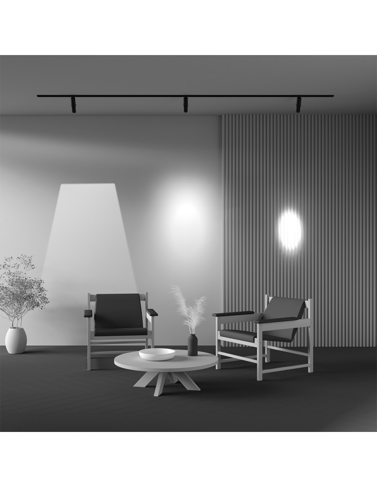 Magnetic rail lamps - Maytoni Gala EXILITY LED Magnetic Rail Lamp 10W 360lm 3000K Black TR108-2-10W3K-B - product kolory-swiatla.pl 8