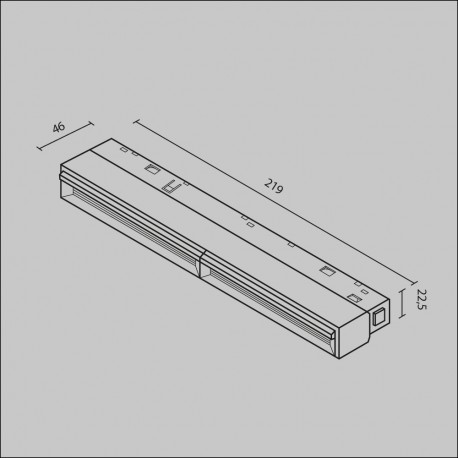 Maytoni Parete Lampa do Szyny Magnetycznej EXILITY LED 12W 552lm 3000K Biały TR106-2-12W3K-W