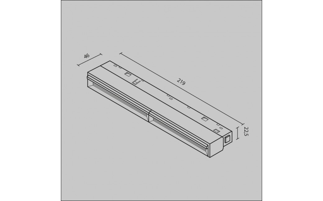 Maytoni Parete Lampa do Szyny Magnetycznej EXILITY LED 12W 552lm 3000K Biały TR106-2-12W3K-W