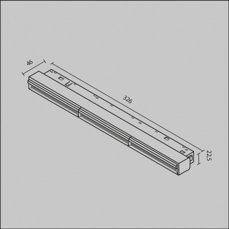 Maytoni Parete Lampa do Szyny Magnetycznej EXILITY LED 18W 879lm 3000K Biały TR106-2-18W3K-W