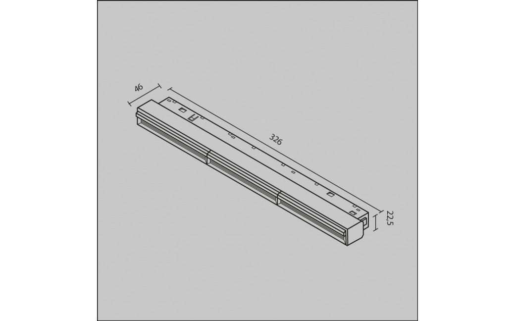 Maytoni Parete Lampa do Szyny Magnetycznej EXILITY LED 18W 879lm 3000K Biały TR106-2-18W3K-W