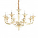 Ideal Lux DANIELI SP8 AMBRA amber chandelier 8xE14 159973