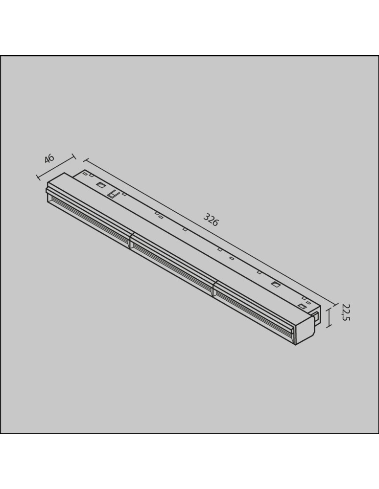 Magnetic rail lamps - Maytoni Parete Magnetic Rail Light EXILITY LED 18W 360lm White TR106-4-18W-DS-W - product kolory-swiatla.pl 6