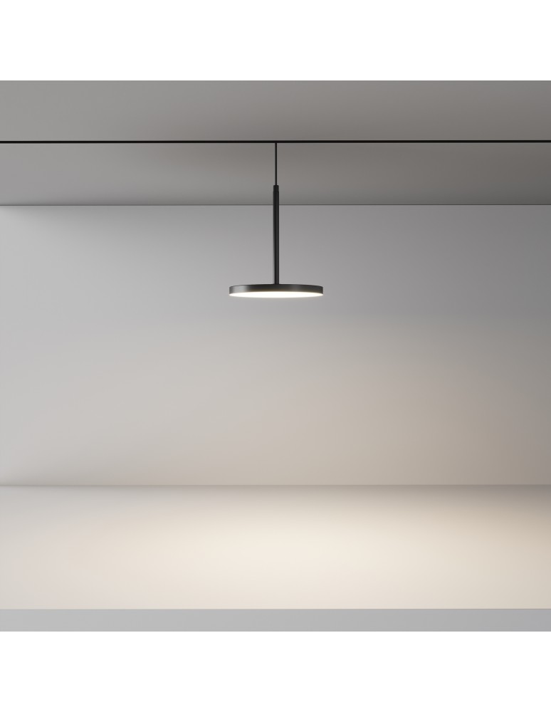 Magnetic rail lamps - Maytoni Plato EXILITY LED 15W 769lm Black TR123-4-15W-DS-B Magnetic Rail Lamp. - product kolory-swiatla.pl 2