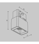Magnetic rail lamps - Maytoni Points S EXILITY LED 2W 81lm 3000K Black TR100-2-2W3K-S-B Magnetic Rail Lamp. - product 6
