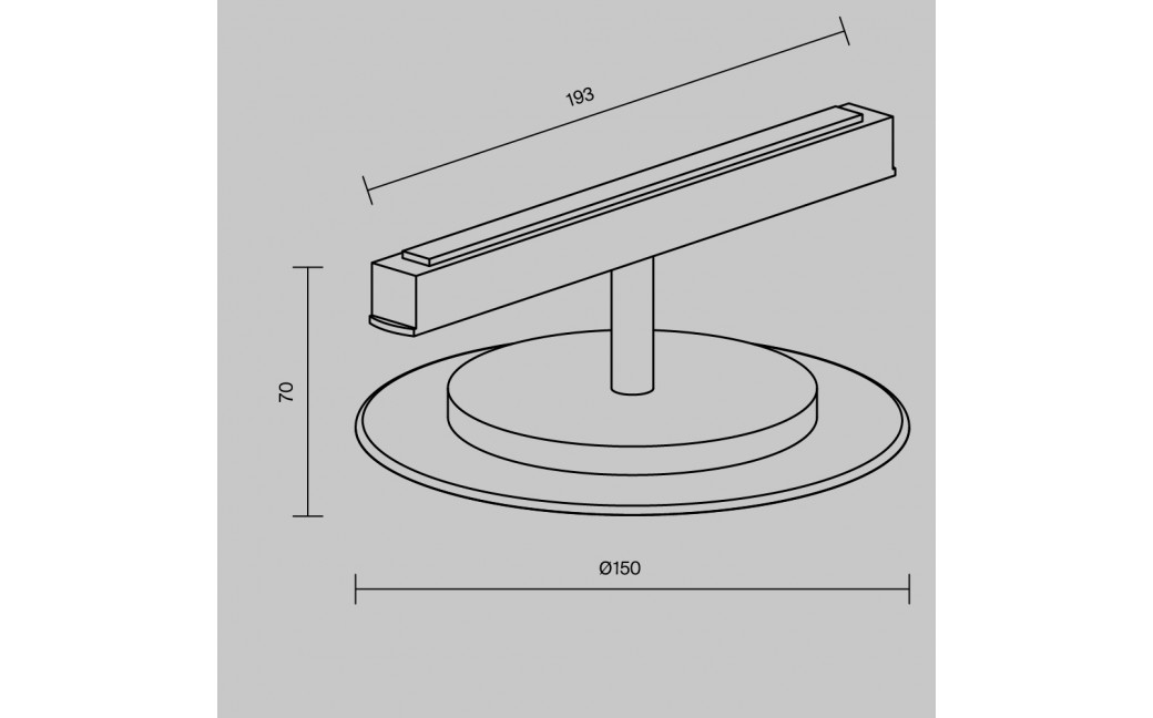 Maytoni Relax Lampa do Szyny Magnetycznej EXILITY LED 5W 180lm Mosiądz TR107-4-5W-DS-BS