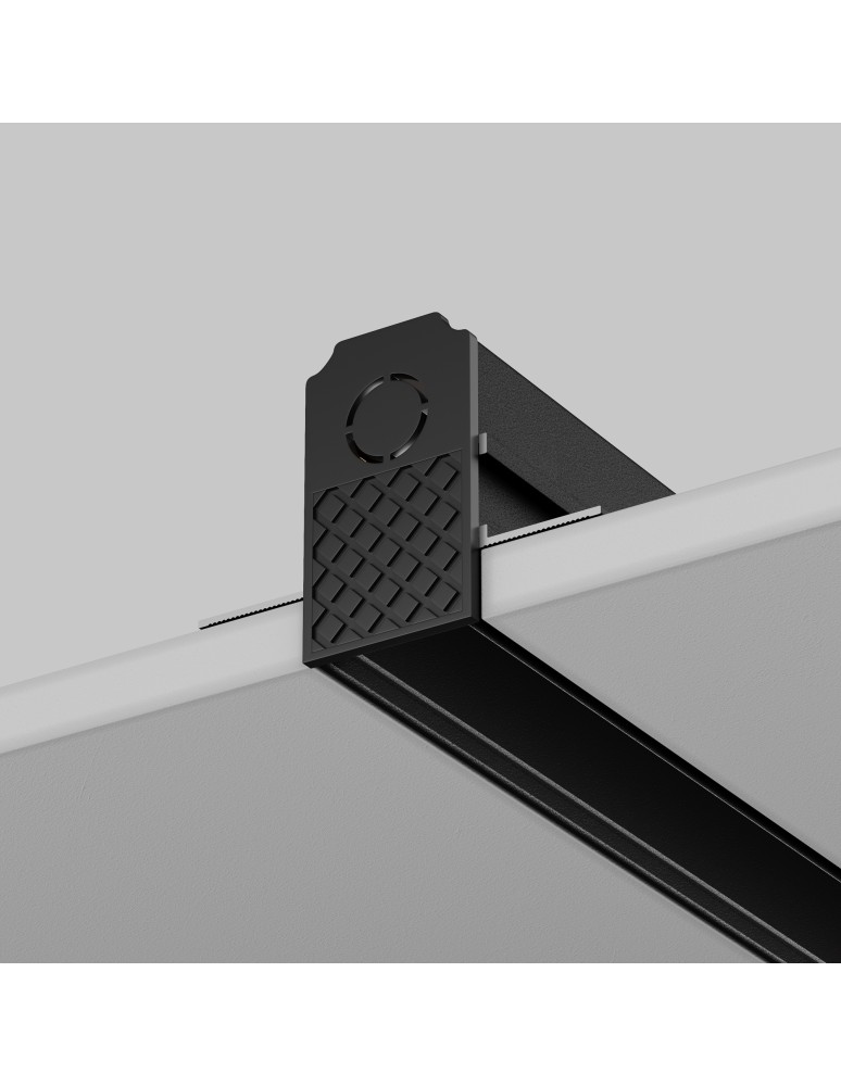 Accessories for magnetic busbars - Maytoni Exility Recessed/Built-in Rail Accessories Black TRA034EC-42B - product kolory-swiatla.pl 2