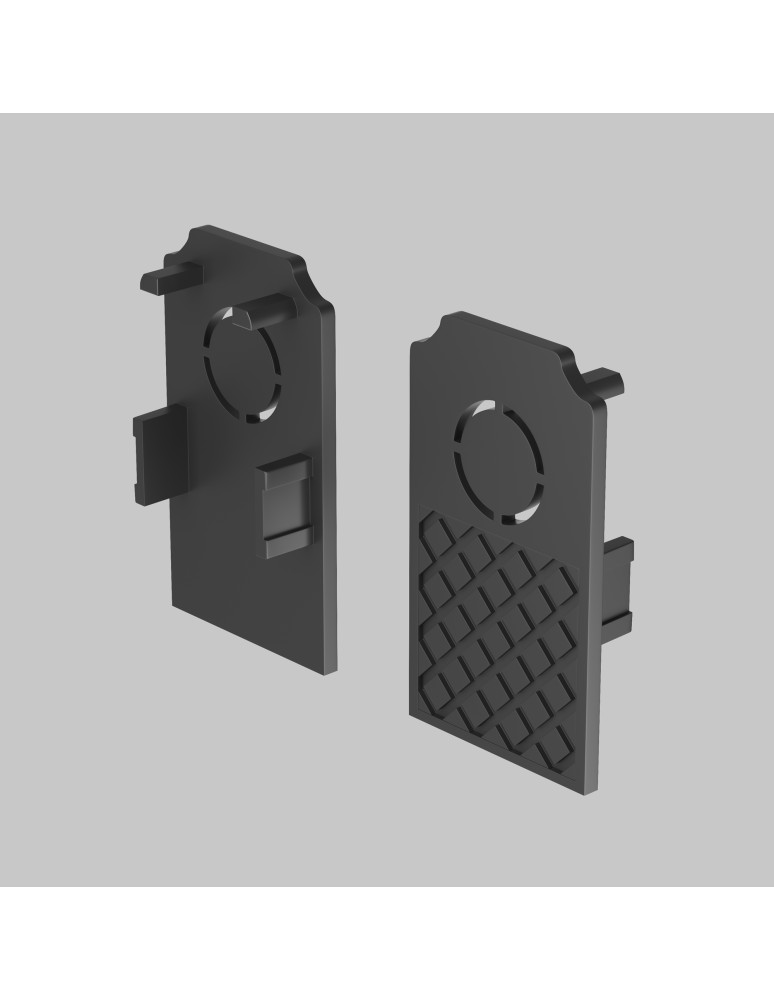 Accessories for magnetic busbars - Maytoni Exility Recessed/Built-in Rail Accessories Black TRA034EC-42B - product kolory-swiatla.pl 3