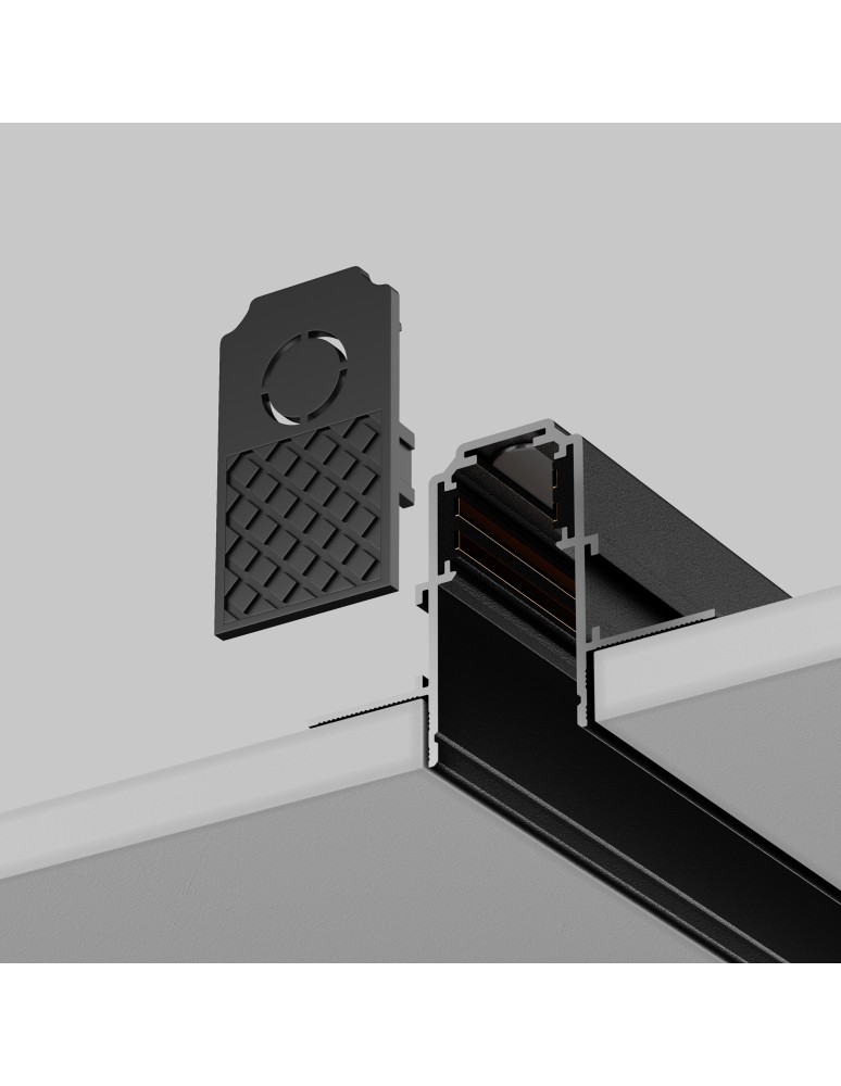Accessories for magnetic busbars - Maytoni Exility Recessed/Built-in Rail Accessories Black TRA034EC-42B - product kolory-swiatla.pl 4
