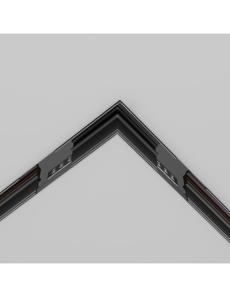 Accessories for magnetic busbars - Maytoni Exility Recessed/Built-in Rail Accessories Black TRACL034-42B-R - product kolory-swiatla.pl 4