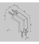 Accessories for magnetic busbars - Maytoni Exility Recessed/Built-in Rail Accessories White TRA034CL-42.12W - product 5
