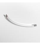 Accessories for magnetic busbars - Maytoni Exility Recessed/Installation Rail Accessories White TRA044-angle.12W - product 3