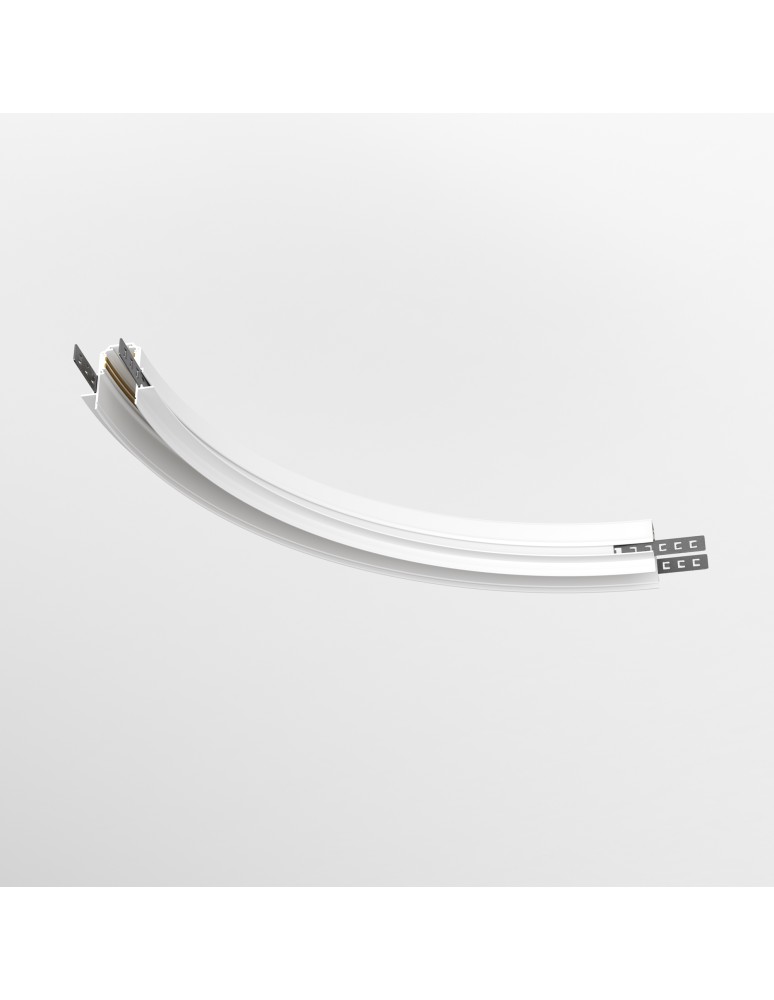 Accessories for magnetic busbars - Maytoni Exility Recessed/Installation Rail Accessories White TRA044-angle.12W - product kolory-swiatla.pl 3