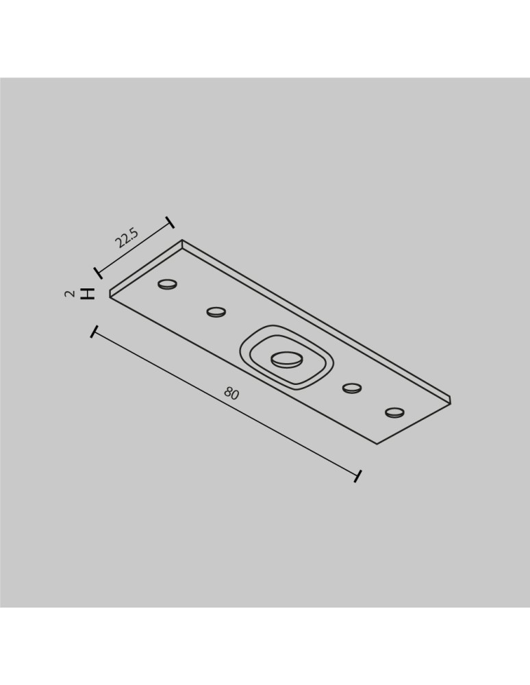 Accessories for magnetic busbars - Maytoni Exility Surface Rail Accessories White TRA034C-21W - product kolory-swiatla.pl 5