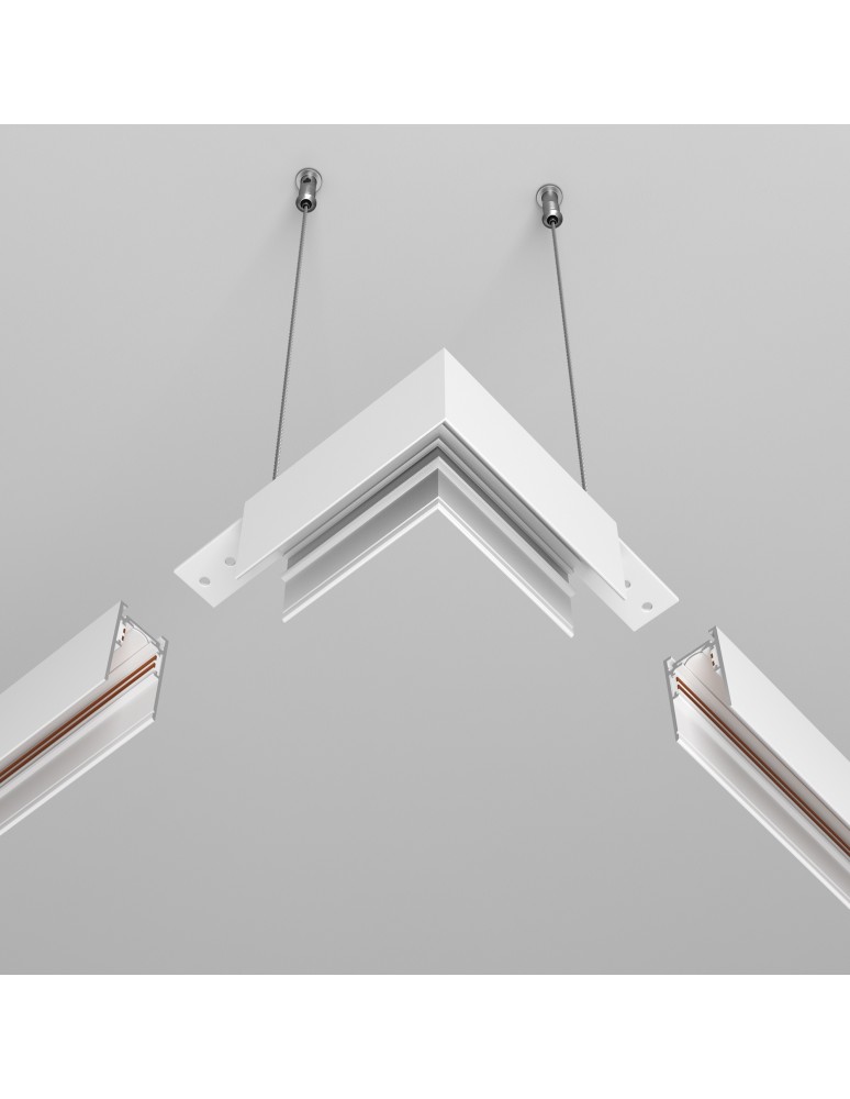 Accessories for magnetic busbars - Maytoni Exility Surface Rail Accessories White TRA034HCL-41W - product kolory-swiatla.pl 4