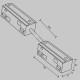 Maytoni Akcesoria do Szyn Magnetycznych Exility Łącznik Elektryczny Biały TRA034CPC-42W-15-1