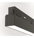 Magnetic rail lamps - Maytoni Basis EXILITY LED Magnetic Rail Lamp 12W 780lm Black TR030-4-12W3K-WW-DS-B - product 3