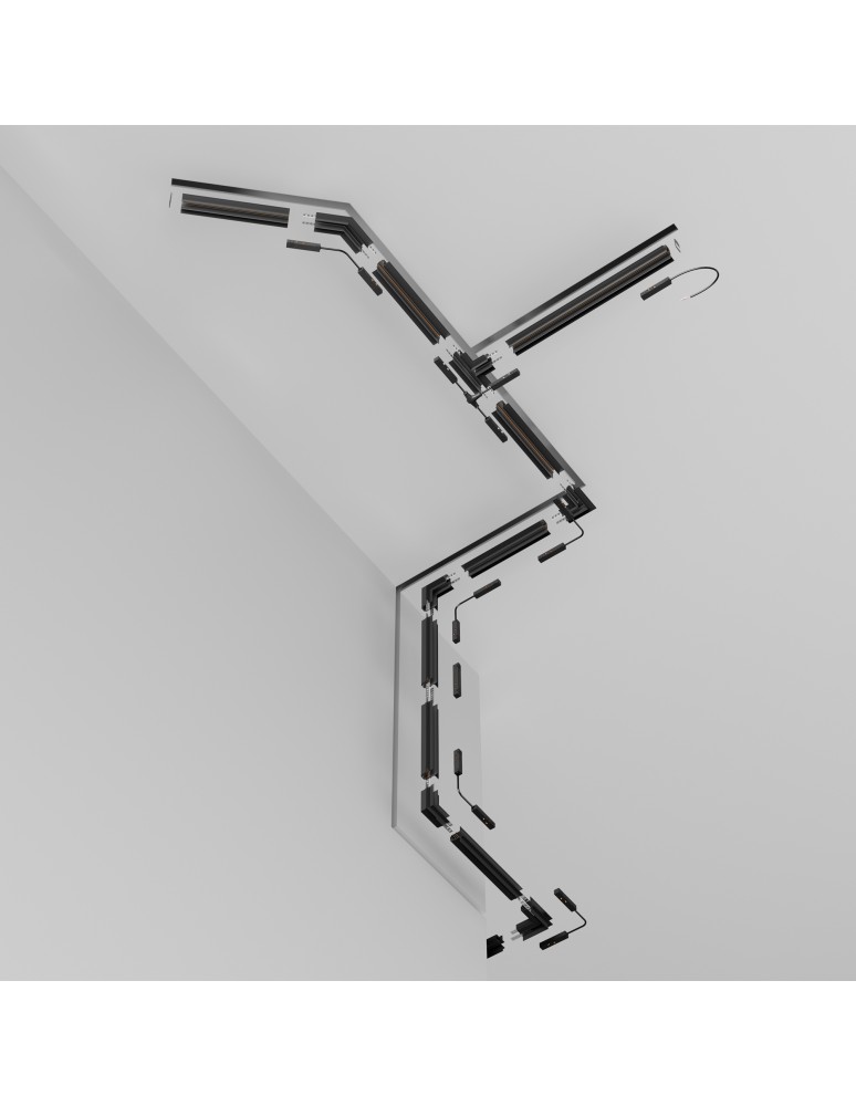 Magnetic rails - Maytoni Busbar trunkings Exility Recessed Black TRX034-421B - product kolory-swiatla.pl 5