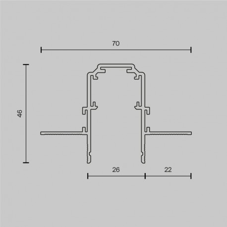 Maytoni Busbar trunkings Exility Wpuszczana Biały TRX034-422.12W